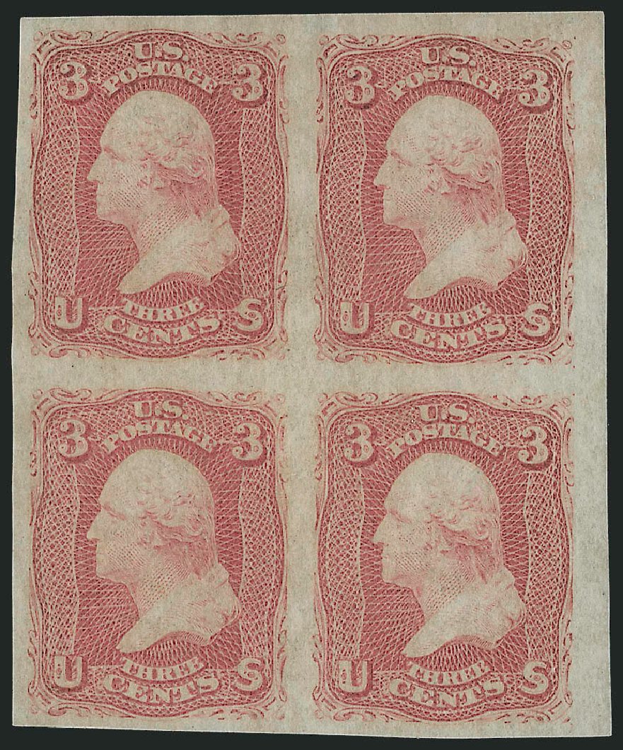 US Stamps Price Scott Cat. 65 - 3c 1861 Washington. Robert Siegel Auction Galleries, Mar 2011, Sale 1007, Lot 2200
