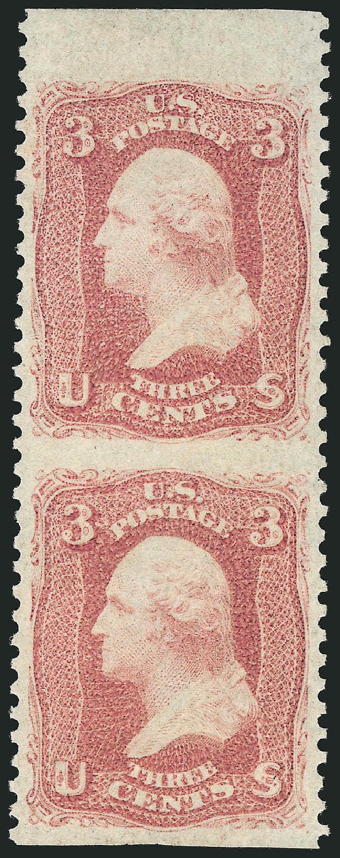 Value of US Stamp Scott Catalog #65 - 3c 1861 Washington. Robert Siegel Auction Galleries, Sep 2014, Sale 1078, Lot 150