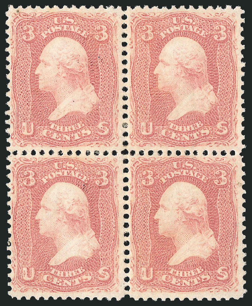 Cost of US Stamps Scott Catalog #65 - 3c 1861 Washington. Robert Siegel Auction Galleries, Nov 2014, Sale 1084, Lot 3190
