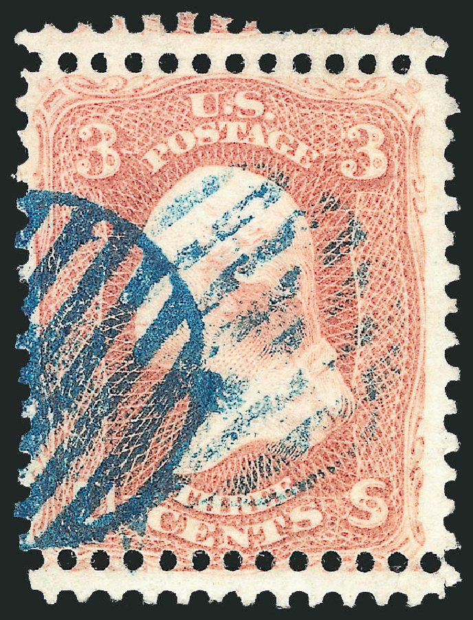 Value of US Stamps Scott # 65: 3c 1861 Washington. Robert Siegel Auction Galleries, Sep 2010, Sale 993, Lot 390