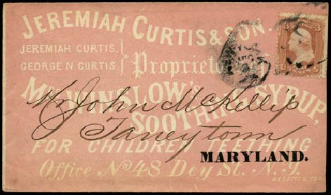 Price of US Stamps Scott # 65: 3c 1861 Washington. Harmer-Schau Auction Galleries, Feb 2012, Sale 92, Lot 861