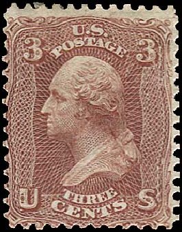 Costs of US Stamp Scott Catalog # 65 - 1861 3c Washington. Regency-Superior, Nov 2014, Sale 108, Lot 1681