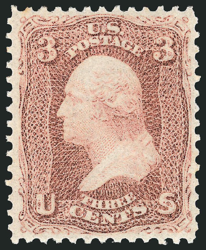 Prices of US Stamp Scott Catalog 65 - 1861 3c Washington. Robert Siegel Auction Galleries, Sep 2008, Sale 962, Lot 2321