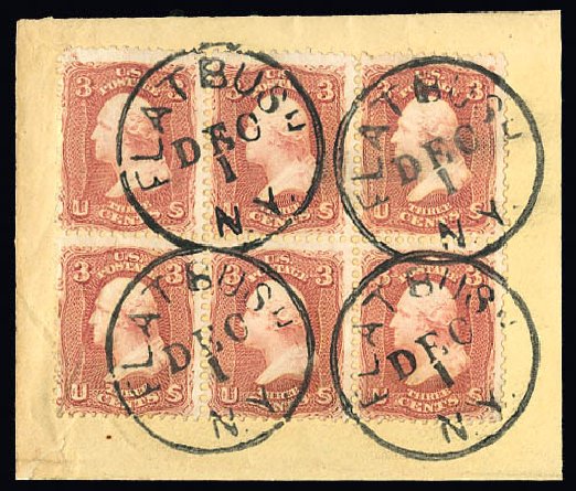 Value of US Stamp Scott Catalog #65: 3c 1861 Washington. Matthew Bennett International, Dec 2008, Sale 330, Lot 1494
