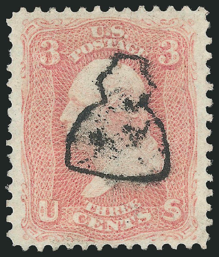 Price of US Stamps Scott Catalog #65: 3c 1861 Washington. Robert Siegel Auction Galleries, Oct 2011, Sale 1014, Lot 1174