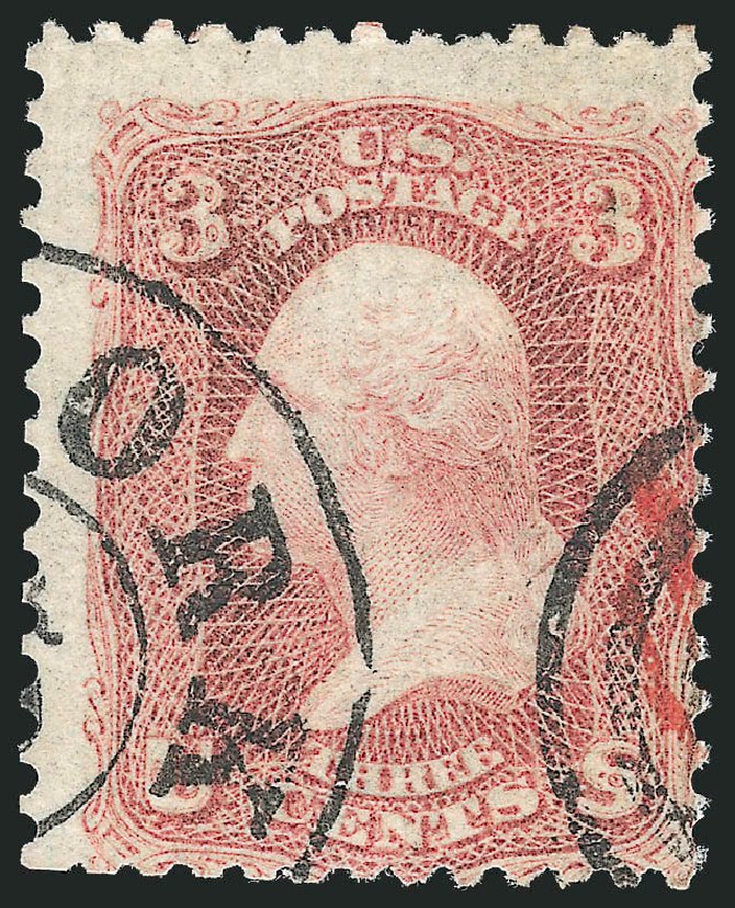 US Stamp Price Scott Catalog 65: 3c 1861 Washington. Robert Siegel Auction Galleries, Jun 2012, Sale 1024, Lot 104