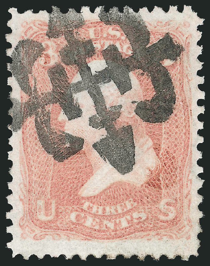 US Stamp Value Scott # 65 - 3c 1861 Washington. Robert Siegel Auction Galleries, Oct 2012, Sale 1032, Lot 3114