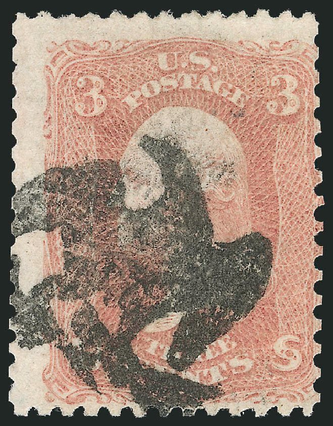 US Stamps Price Scott Catalogue 65: 3c 1861 Washington. Robert Siegel Auction Galleries, Dec 2013, Sale 1062, Lot 184