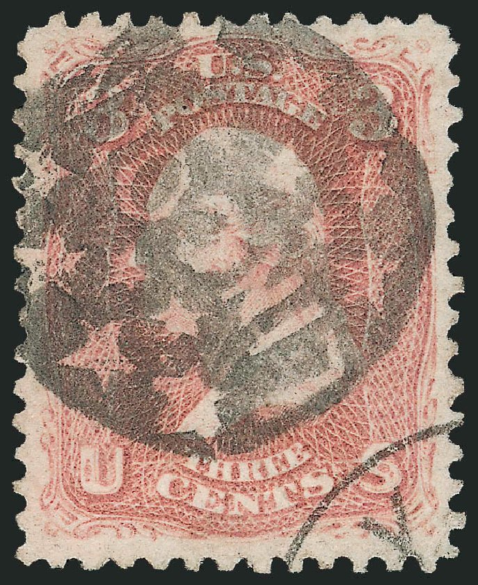 Values of US Stamps Scott # 65 - 3c 1861 Washington. Robert Siegel Auction Galleries, Mar 2014, Sale 1067, Lot 1014