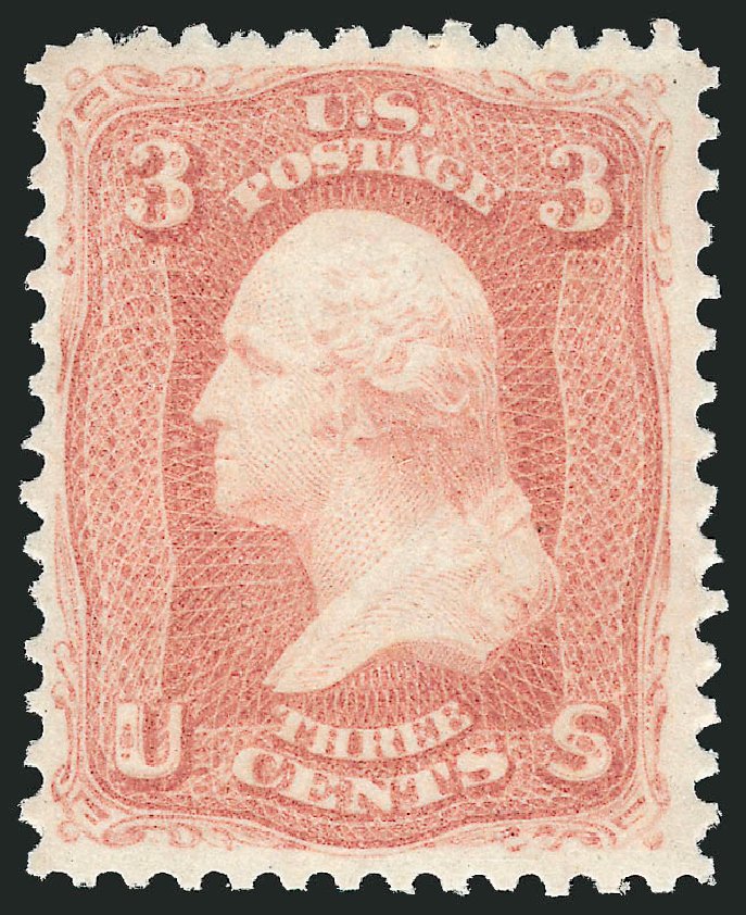 US Stamps Price Scott Catalogue #65 - 3c 1861 Washington. Robert Siegel Auction Galleries, Dec 2014, Sale 1090, Lot 1194