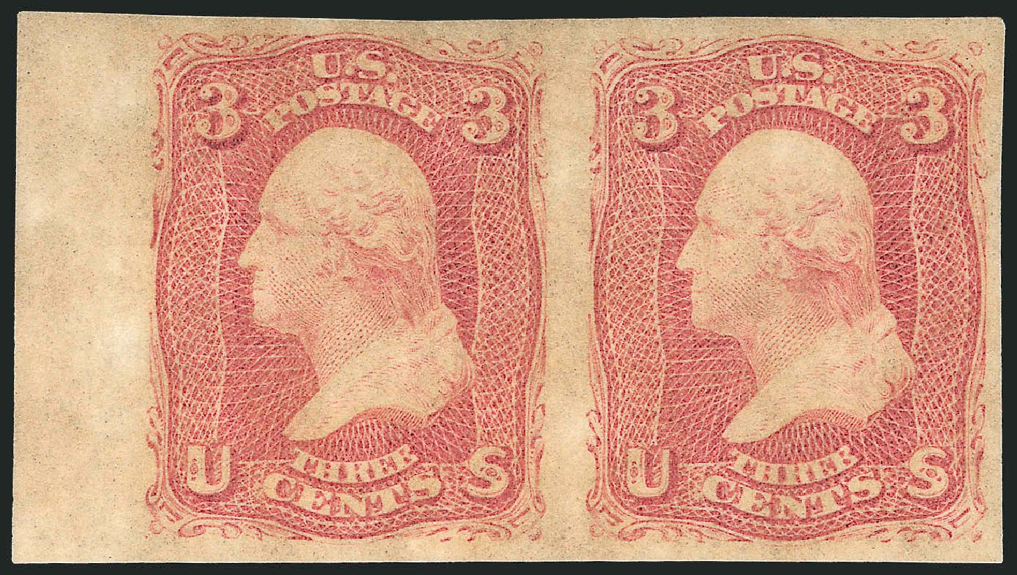 Value of US Stamp Scott Catalogue # 65: 3c 1861 Washington. Robert Siegel Auction Galleries, Apr 2015, Sale 1096, Lot 124