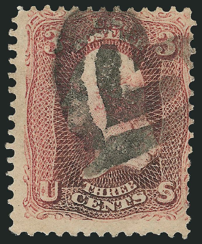 Values of US Stamp Scott Catalog # 65 - 1861 3c Washington. Robert Siegel Auction Galleries, Dec 2008, Sale 967, Lot 4164