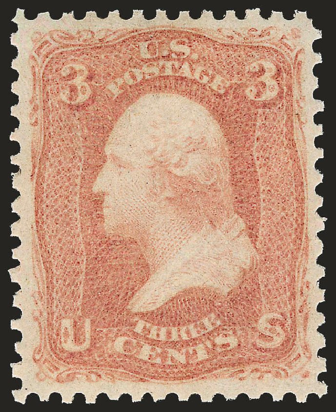 US Stamp Prices Scott Catalogue #65: 3c 1861 Washington. Robert Siegel Auction Galleries, Jan 2009, Sale 968, Lot 74
