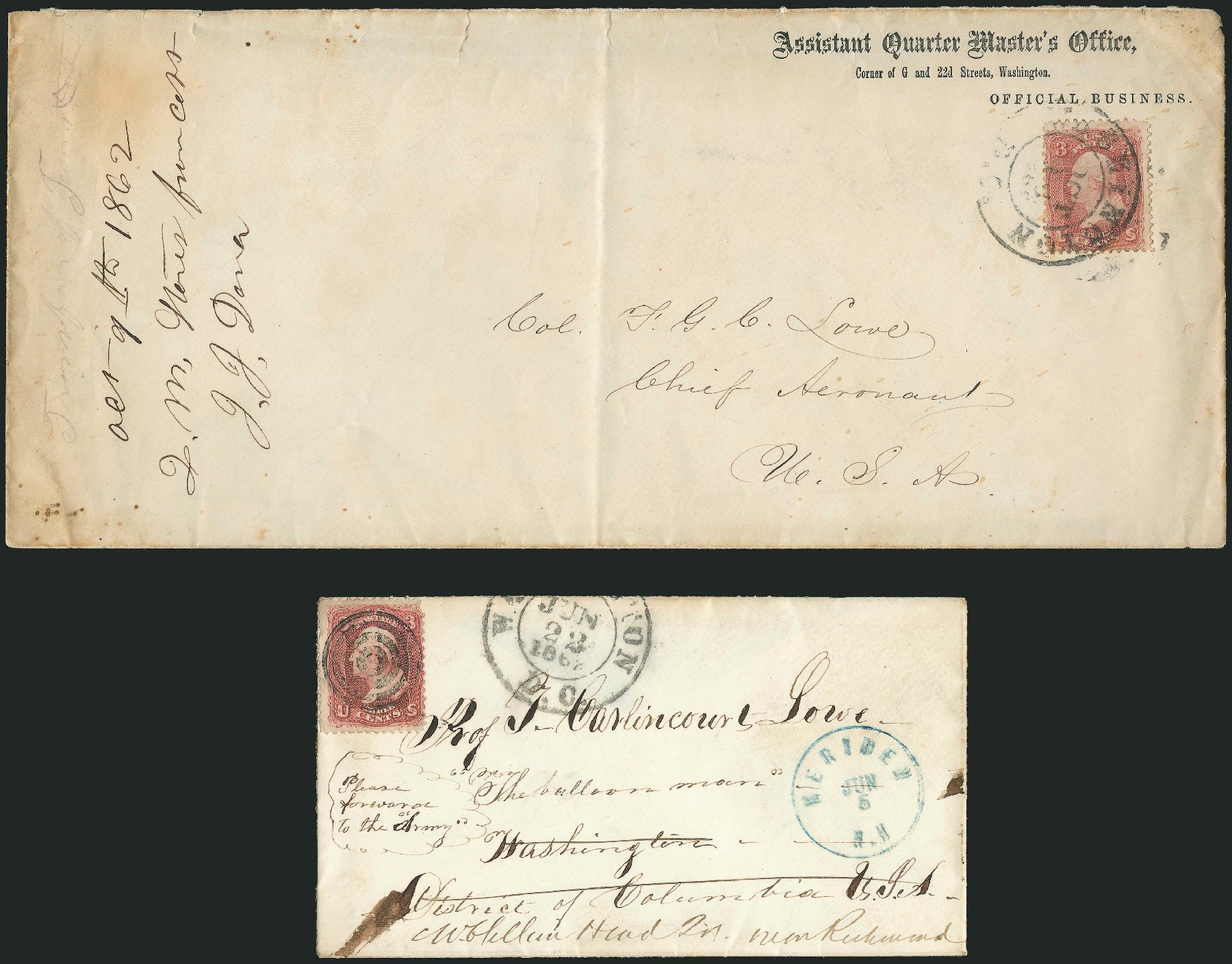 US Stamp Value Scott Catalogue #65 - 1861 3c Washington. Robert Siegel Auction Galleries, Sep 2010, Sale 993, Lot 434