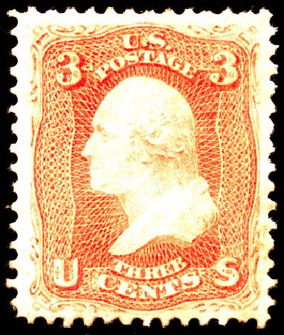 US Stamps Prices Scott Cat. # 65: 1861 3c Washington. Matthew Bennett International, Jun 2008, Sale 328, Lot 545