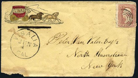US Stamps Price Scott 65: 3c 1861 Washington. Harmer-Schau Auction Galleries, Jul 2010, Sale 86, Lot 355