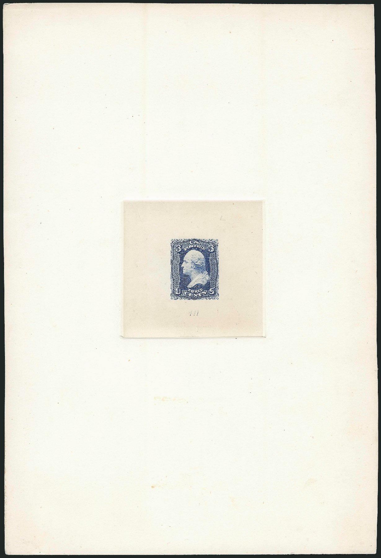Price of US Stamp Scott Catalog 65 - 1861 3c Washington. Robert Siegel Auction Galleries, Jun 2012, Sale 1025, Lot 105