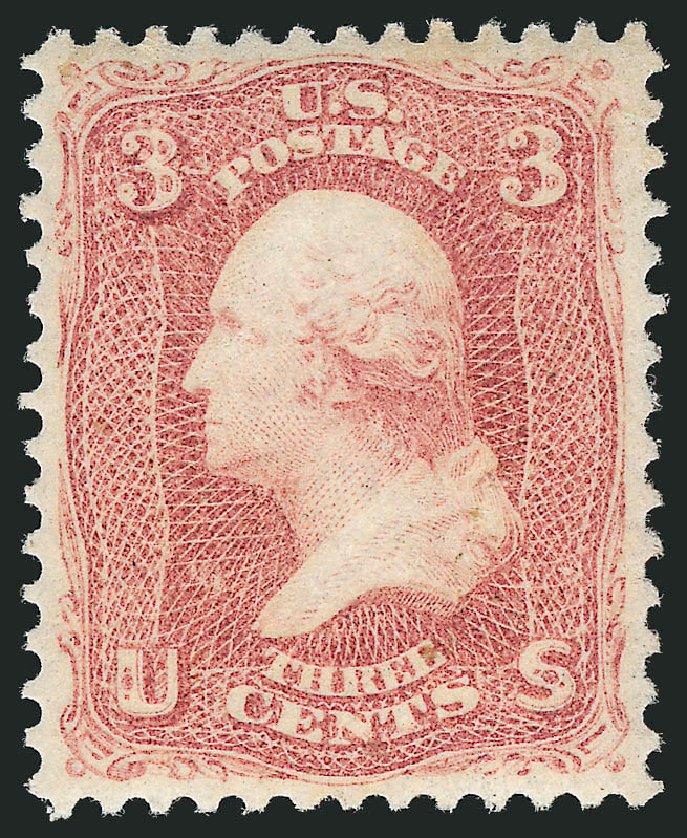 Costs of US Stamp Scott Cat. 65: 3c 1861 Washington. Robert Siegel Auction Galleries, Feb 2015, Sale 1092, Lot 1055