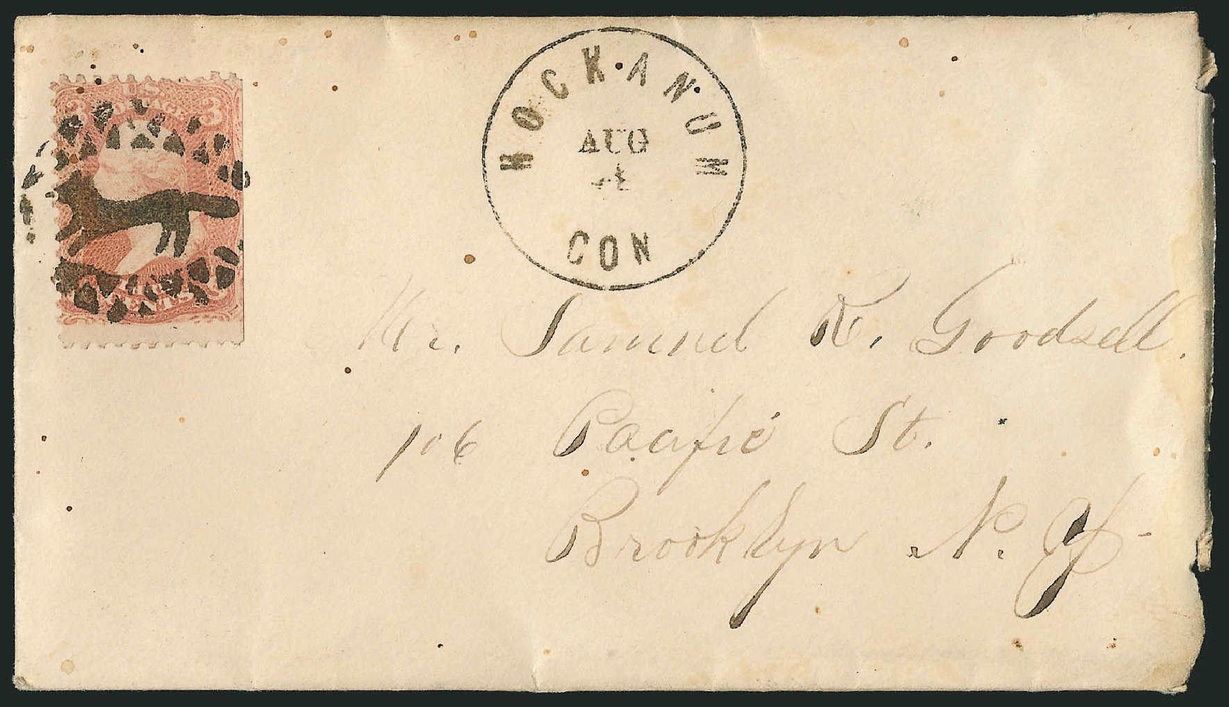 US Stamp Values Scott Cat. # 65 - 3c 1861 Washington. Robert Siegel Auction Galleries, Jun 2015, Sale 1106, Lot 3085