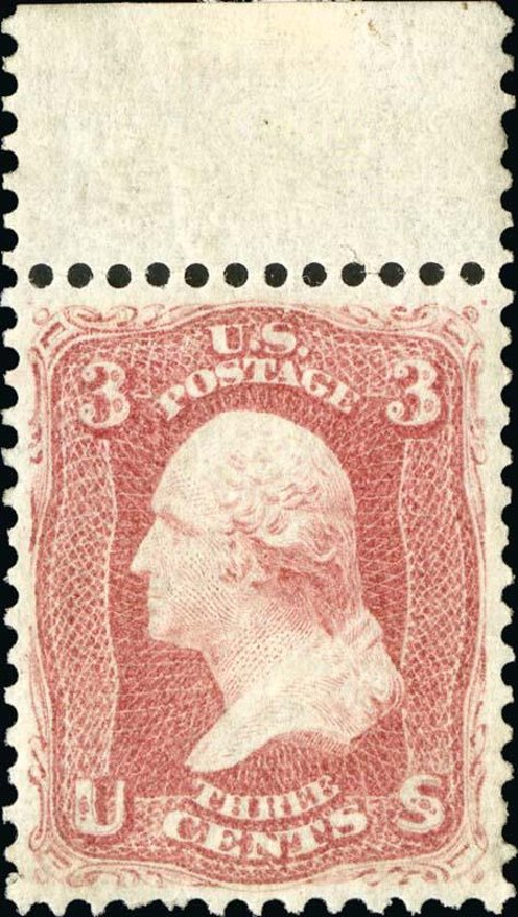 Cost of US Stamps Scott Catalogue # 65 - 1861 3c Washington. Spink Shreves Galleries, Jan 2015, Sale 150, Lot 75