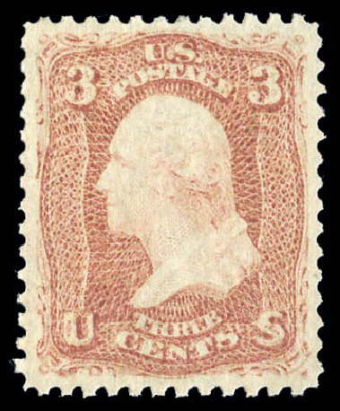 Costs of US Stamp Scott Cat. #65: 3c 1861 Washington. Matthew Bennett International, Sep 2010, Sale 333, Lot 3422