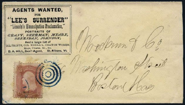 Cost of US Stamp Scott Catalog 65 - 1861 3c Washington. Harmer-Schau Auction Galleries, Aug 2014, Sale 102, Lot 1702