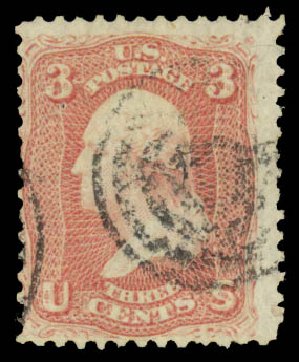 Price of US Stamp Scott Catalogue #65 - 3c 1861 Washington. Daniel Kelleher Auctions, May 2015, Sale 669, Lot 2502