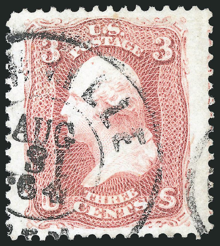 Value of US Stamp Scott Cat. #65: 1861 3c Washington. Robert Siegel Auction Galleries, Jun 2012, Sale 1024, Lot 102
