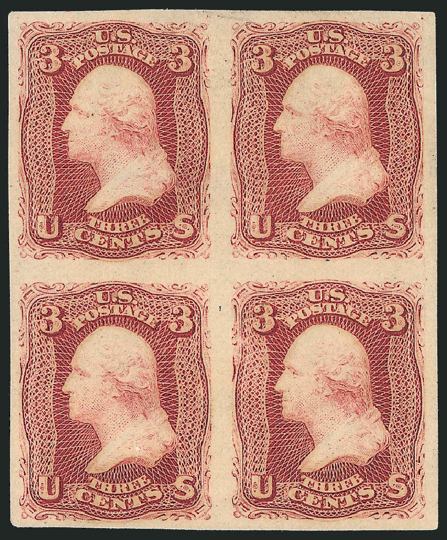 Cost of US Stamp Scott # 65 - 1861 3c Washington. Robert Siegel Auction Galleries, Nov 2013, Sale 1057, Lot 512