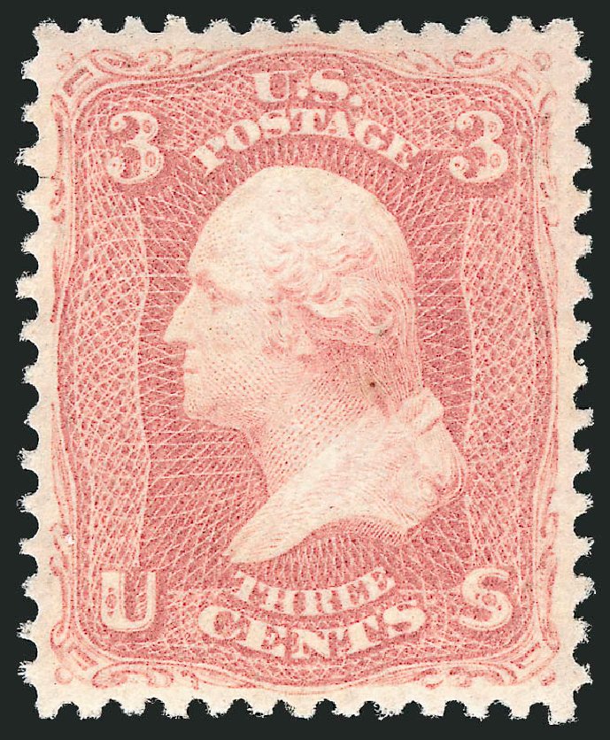 Price of US Stamp Scott Catalogue # 65: 1861 3c Washington. Robert Siegel Auction Galleries, Mar 2014, Sale 1067, Lot 1012