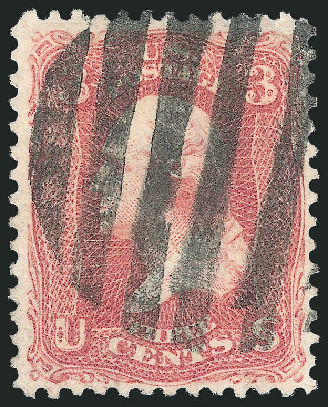 US Stamps Price Scott #65: 1861 3c Washington. Robert Siegel Auction Galleries, Jun 2012, Sale 1024, Lot 103