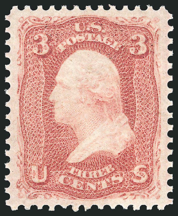 Value of US Stamp Scott Cat. # 65 - 3c 1861 Washington. Robert Siegel Auction Galleries, Dec 2014, Sale 1090, Lot 1193