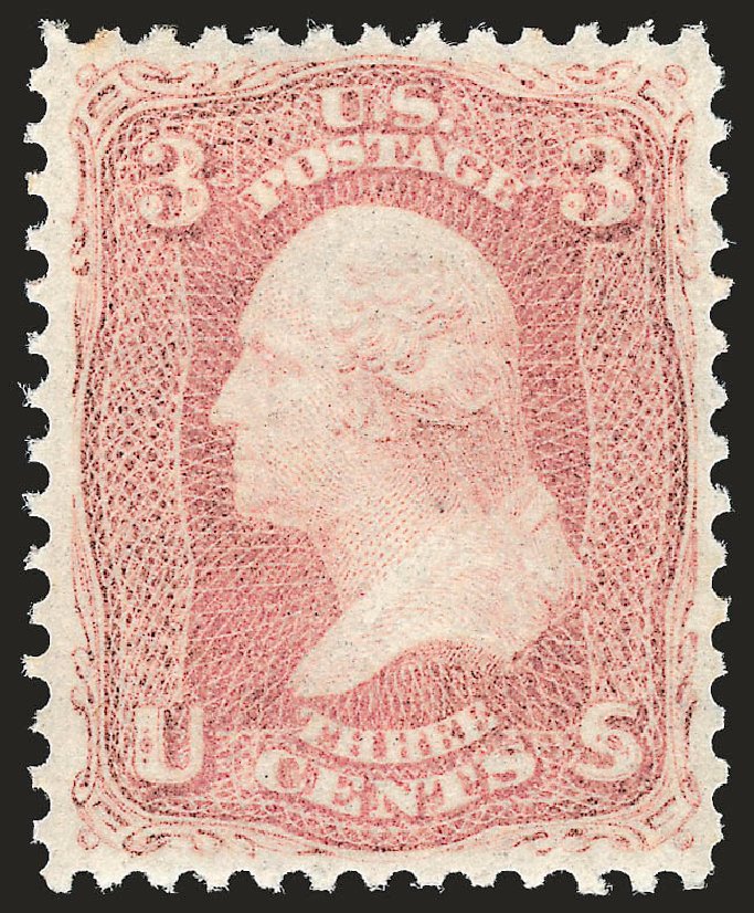 Costs of US Stamps Scott Catalogue 65 - 3c 1861 Washington. Robert Siegel Auction Galleries, Dec 2008, Sale 967, Lot 4163