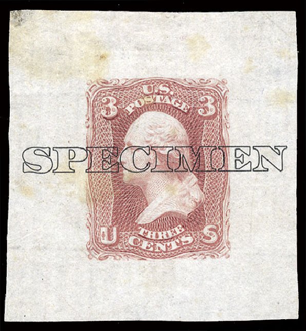 US Stamp Value Scott #65: 3c 1861 Washington. Cherrystone Auctions, Jul 2013, Sale 201307, Lot 16