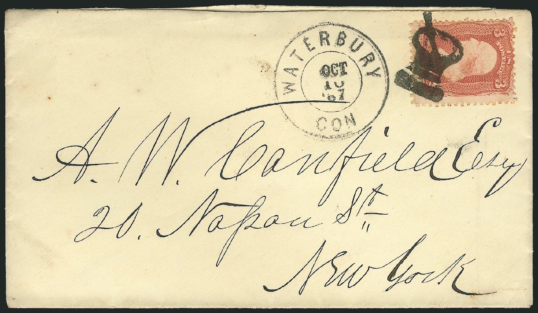 Costs of US Stamps Scott Catalog # 65: 1861 3c Washington. Robert Siegel Auction Galleries, Jun 2011, Sale 1010, Lot 36