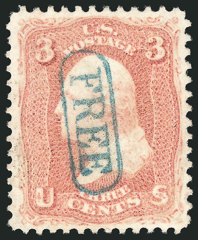 US Stamp Prices Scott # 65: 3c 1861 Washington. Robert Siegel Auction Galleries, Oct 2012, Sale 1032, Lot 3116