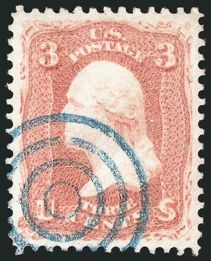 Price of US Stamp Scott Cat. #65 - 1861 3c Washington. Robert Siegel Auction Galleries, Nov 2012, Sale 1034, Lot 76