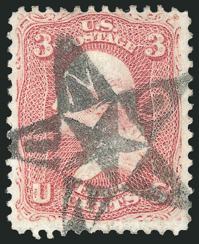 Values of US Stamps Scott Cat. #65: 1861 3c Washington. Robert Siegel Auction Galleries, Dec 2013, Sale 1062, Lot 186