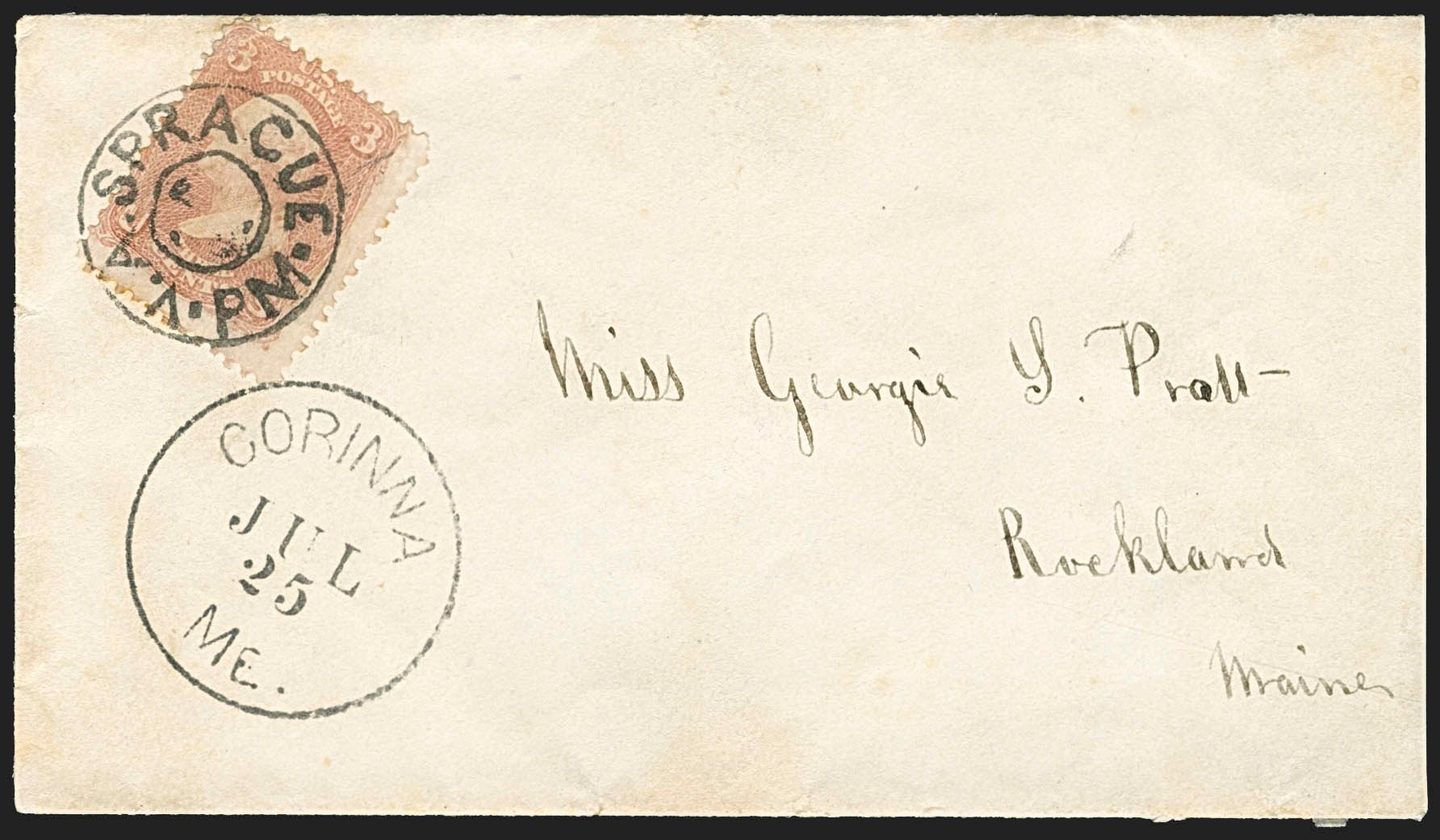Value of US Stamp Scott Cat. # 65: 3c 1861 Washington. Robert Siegel Auction Galleries, Jul 2015, Sale 1107, Lot 166
