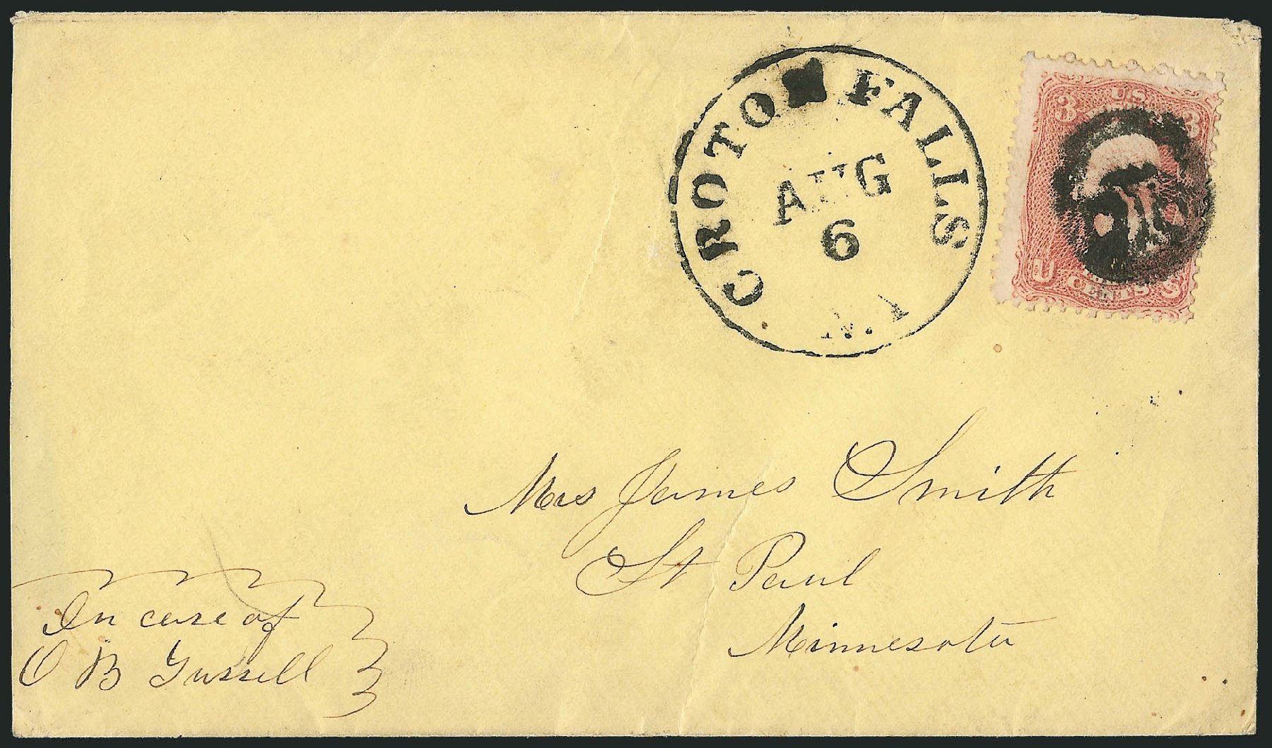 US Stamp Values Scott Catalog #65 - 1861 3c Washington. Robert Siegel Auction Galleries, Sep 2010, Sale 993, Lot 426