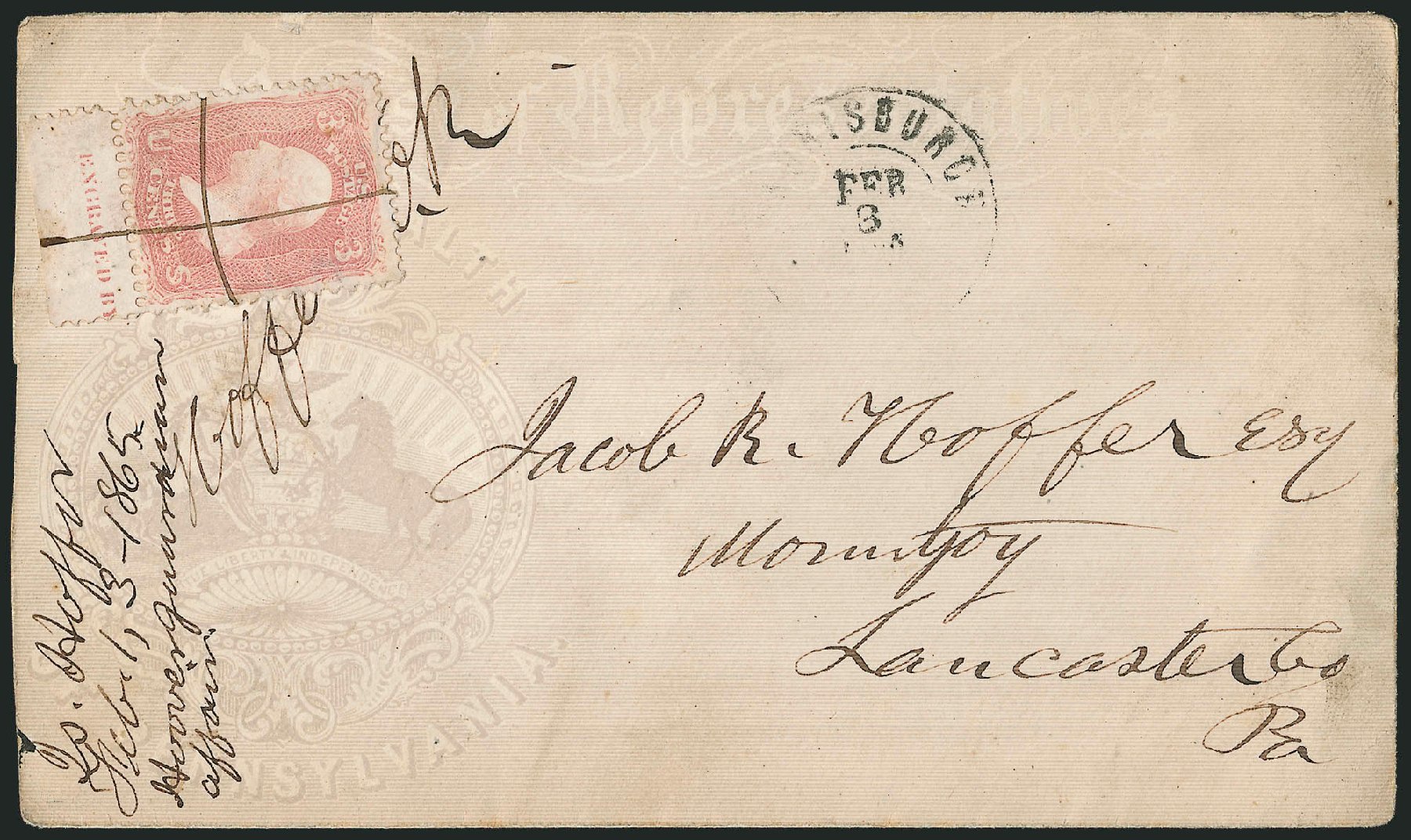 US Stamps Value Scott #65 - 3c 1861 Washington. Robert Siegel Auction Galleries, Sep 2010, Sale 993, Lot 436