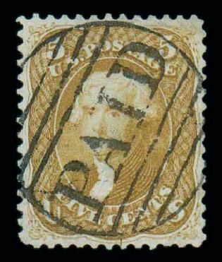 Costs of US Stamps Scott 67 - 5c 1861 Jefferson. Matthew Bennett International, Dec 2007, Sale 323, Lot 179
