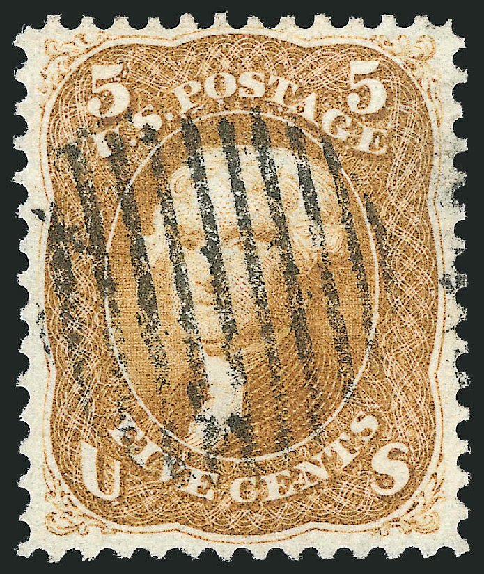 Price of US Stamps Scott #67 - 5c 1861 Jefferson. Robert Siegel Auction Galleries, Jun 2012, Sale 1024, Lot 109