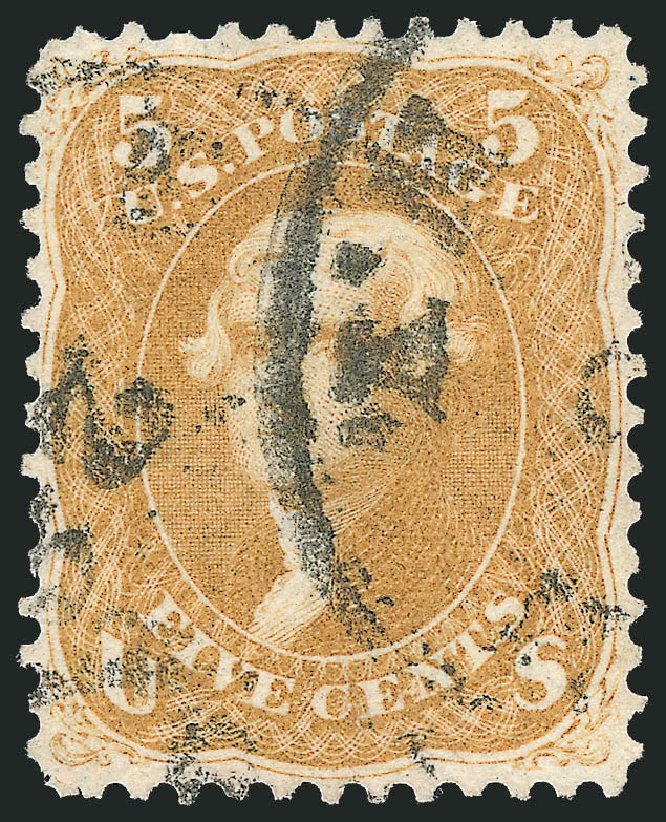 Price of US Stamp Scott #67: 5c 1861 Jefferson. Robert Siegel Auction Galleries, Jun 2012, Sale 1026, Lot 1211