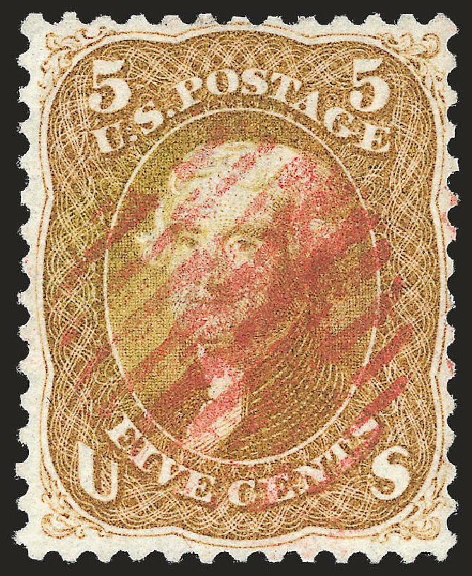 Cost of US Stamp Scott #67 - 5c 1861 Jefferson. Robert Siegel Auction Galleries, Apr 2010, Sale 984, Lot 281