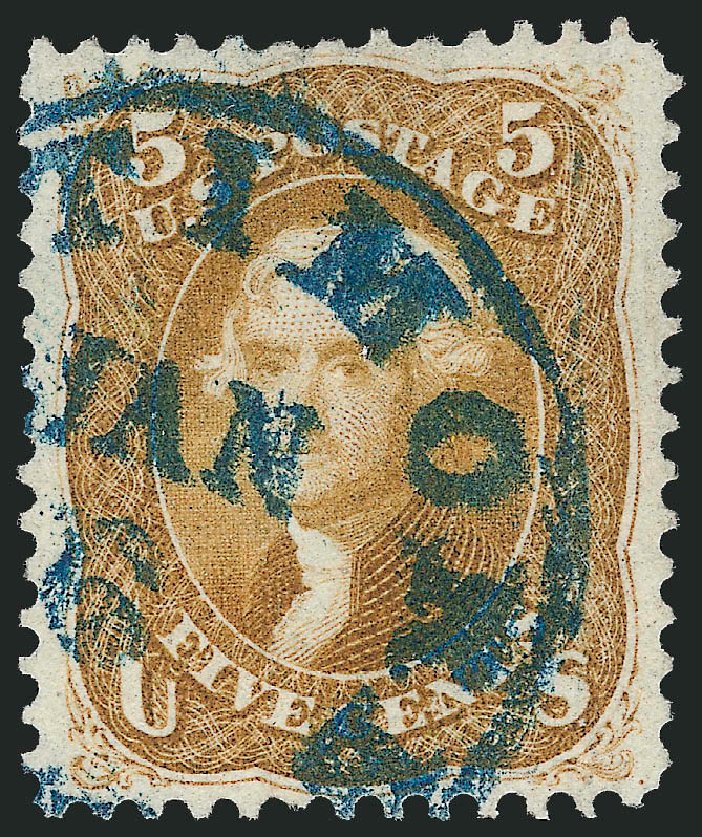 Costs of US Stamp Scott Cat. #67 - 5c 1861 Jefferson. Robert Siegel Auction Galleries, Mar 2011, Sale 1007, Lot 2205