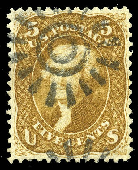 US Stamp Value Scott Cat. #67: 5c 1861 Jefferson. Matthew Bennett International, May 2014, Sale 350, Lot 112