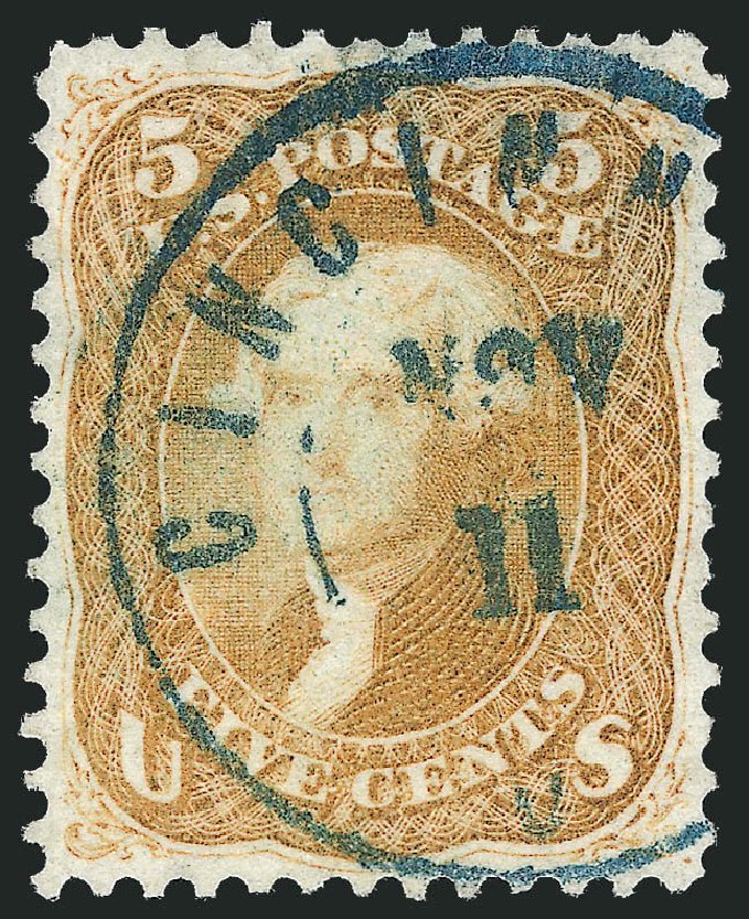 Price of US Stamps Scott Catalogue # 67 - 5c 1861 Jefferson. Robert Siegel Auction Galleries, Jun 2011, Sale 1011, Lot 442