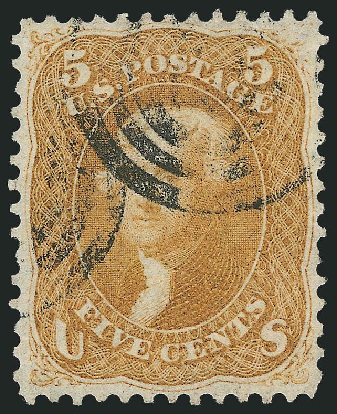 Cost of US Stamps Scott Catalog #67: 5c 1861 Jefferson. Robert Siegel Auction Galleries, Nov 2013, Sale 1061, Lot 3472