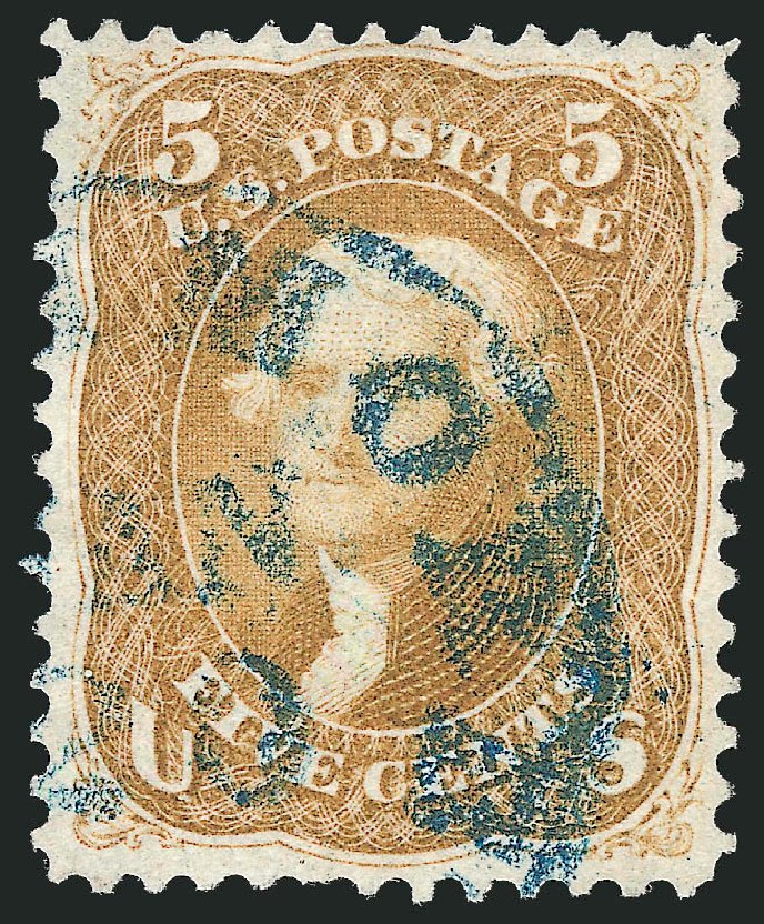 Price of US Stamps Scott Catalogue # 67 - 5c 1861 Jefferson. Robert Siegel Auction Galleries, Sep 2009, Sale 976, Lot 1322